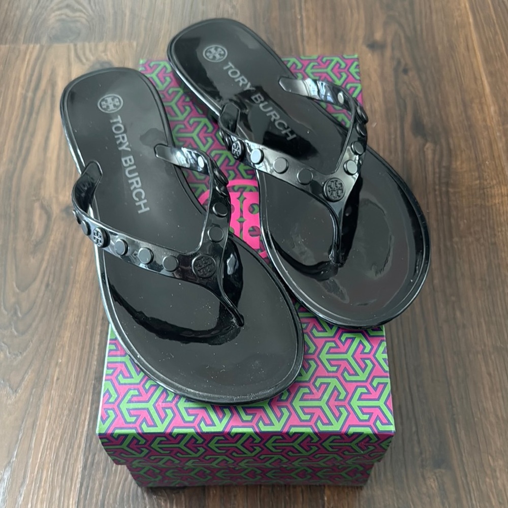 Tory Burch Studded Jelly Sandals